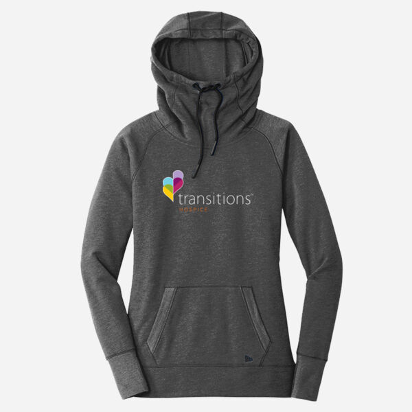 Ladies Tri Blend Fleece Pullover Hoodie Thumbnail