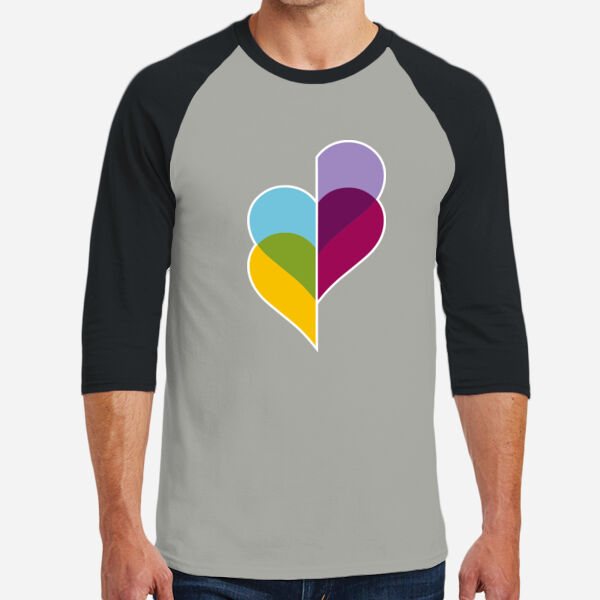 Heavy Cotton ™ 3/4 Sleeve Raglan T Shirt Thumbnail