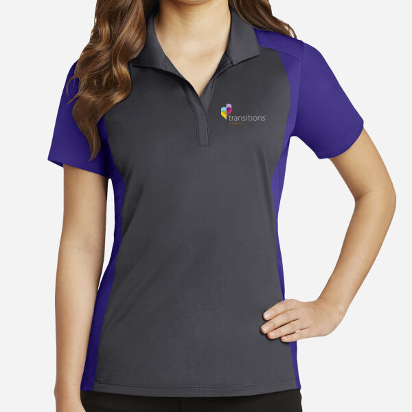 Ladies Colorblock Micropique Sport Wick ® Polo Thumbnail