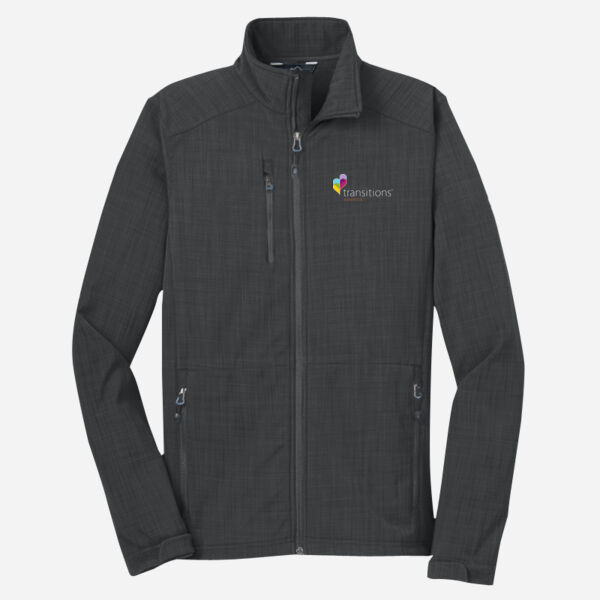 Shaded Crosshatch Soft Shell Jacket Thumbnail