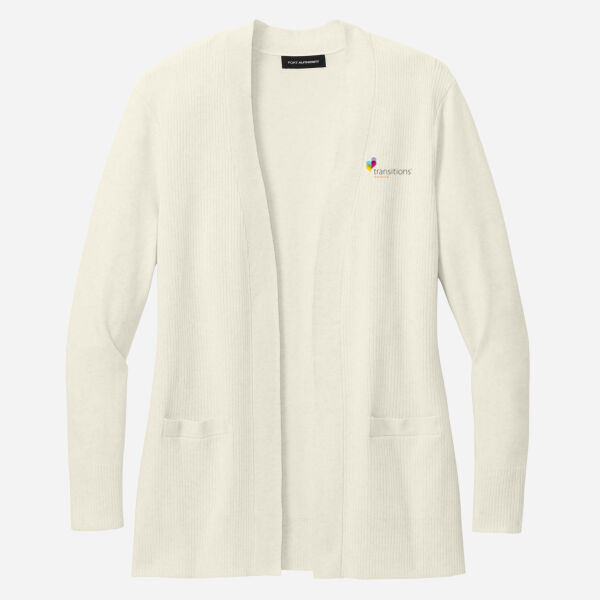 Women's Easy Care Open Front Cardigan Sweater Thumbnail